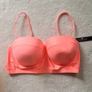 Orange Pinup Swimsuit Top